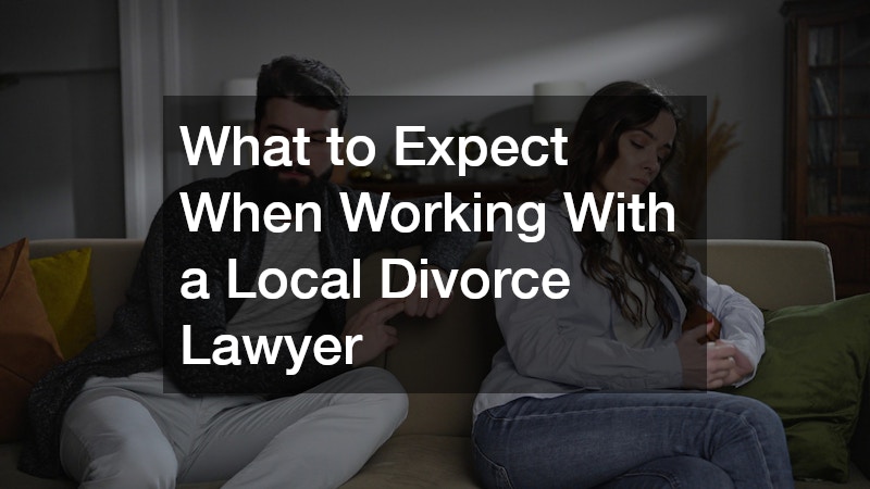 What to Expect When Working With a Local Divorce Lawyer